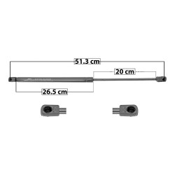 [60333MAN] AMORTIGUADOR 5TA PUERTA JEEP GRAND CHEROKEE 08-10 51.3 26.5 20 ENTRADA TIPO 9 ENTRADA 2 TIPO 9 555 127.77 57.96 615 138.25 62.71 SP-7372 TUR DER/ IZQ