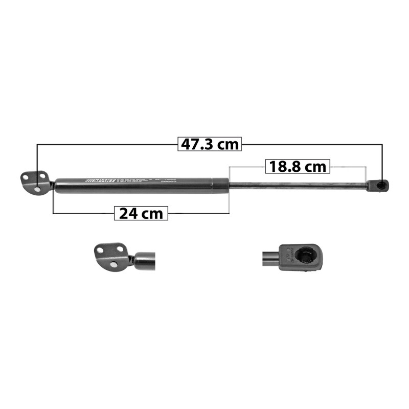 [50775MAN] AMORTIGUADOR 5TA PUERTA MITSUBISHI MONTERO 97-06 47.3 24 18.8 ENTRADA TIPO 0 ENTRADA 2 TIPO 0 530 119.15 54.05 590 132.64 60.16 SPART SP-7889 TUR DER/ IZQ