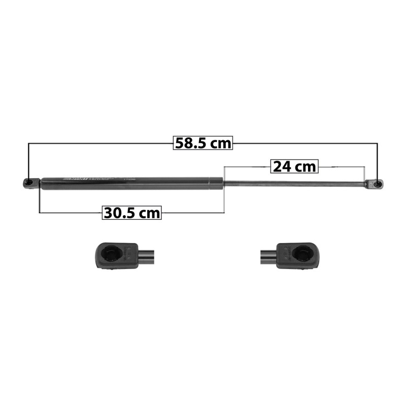 [33423MAN] AMORTIGUADOR 5TA PUERTA NISSAN PATHFINDER 87-95 58.5 30.5 24 ENTRADA TIPO 9 ENTRADA 2 TIPO 9 470 105.66 47.93 530 119.14 54.04 SPART 6317 TUR DER/ IZQ