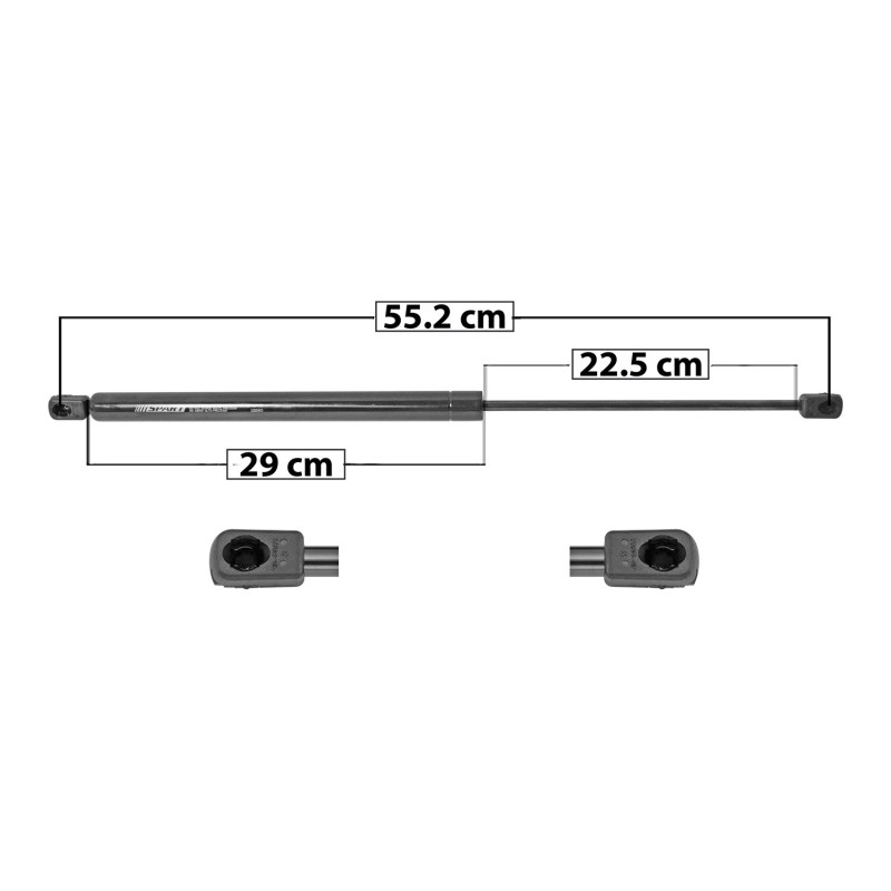 [39293MAN] AMORTIGUADOR 5TA PUERTA NISSAN QUEST 99-02 55.2 29 22.5 ENTRADA TIPO 9 ENTRADA 2 TIPO 9 570 128.14 58.12 630 141.63 64.24 SPART SP-6745 TUR DER/ IZQ
