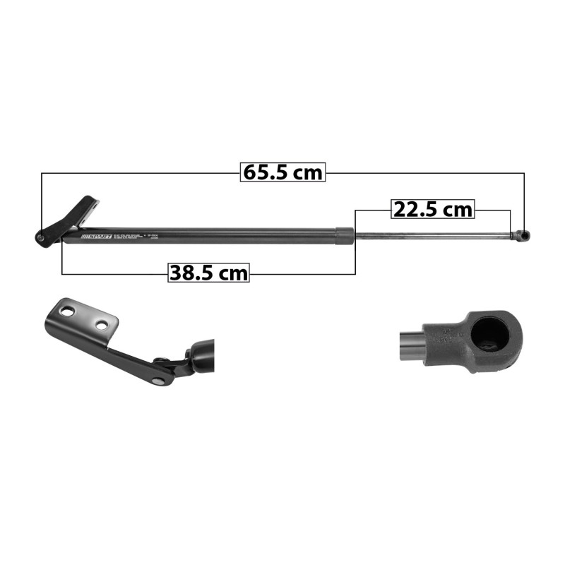 [51050MAN] AMORTIGUADOR 5TA PUERTA NISSAN X-TRAIL 15-22 MANUAL 65.5 38.5 22.5 ENTRADA 2 TIPO 1 400 89.92 40.79 460 103.41 46.91 SPART 5800 TUR DER