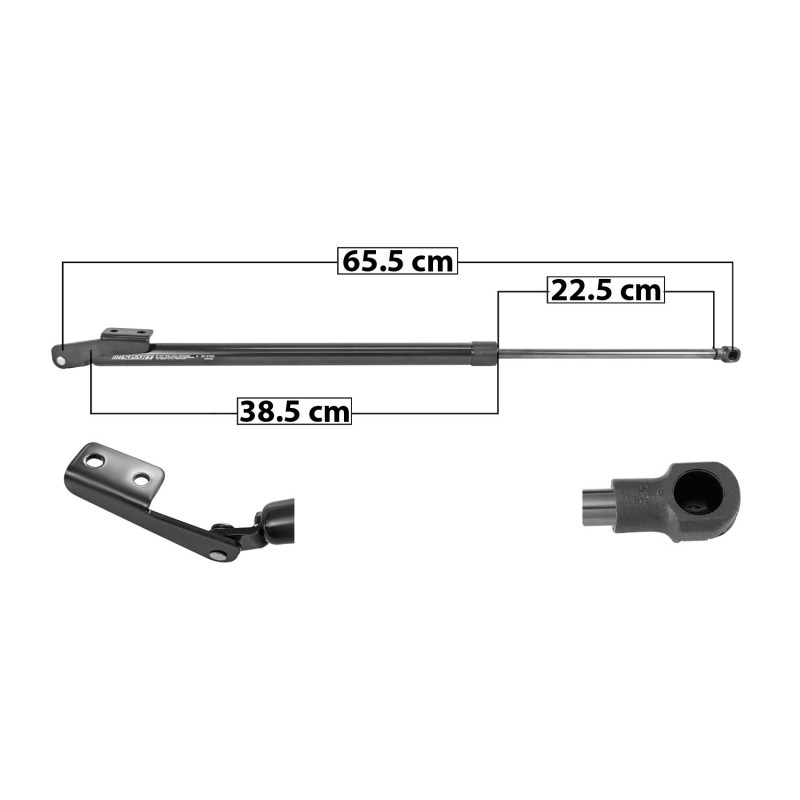 [51051MAN] AMORTIGUADOR 5TA PUERTA NISSAN X-TRAIL 15-22 MANUAL 65.5 38.5 22.5 ENTRADA 2 TIPO 1 400 89.92 40.79 460 103.41 46.91 SPART 5799 TUR IZQ