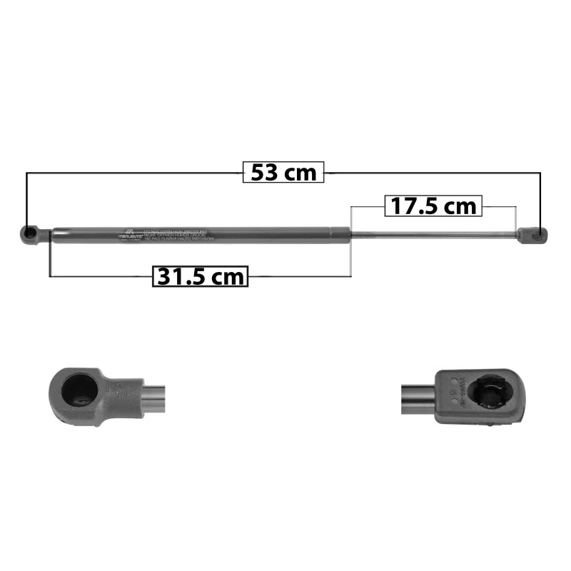[60073MAN] AMORTIGUADOR 5TA PUERTA NISSAN PATHFINDER 96-04 SIN BRACKETS 53 31.5 17.5 ENTRADA TIPO 0 ENTRADA 2 TIPO 0 680 152.87 69.34 740 166.36 75.46 SP-7049 TUR DER/ IZQ