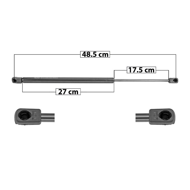 AMORTIGUADOR 5TA PUERTA SEAT LEON HATCHBACK 14-19 48.5 27 17.5 ENTRADA TIPO 9 ENTRADA 2 TIPO 9 380 85.43 38.75 440 98.92 44.87 TUR DER/ IZQ