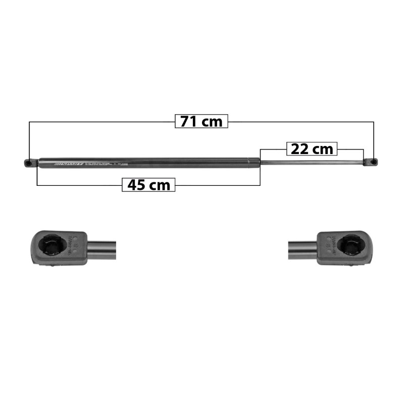 [51071MAN] AMORTIGUADOR 5TA PUERTA TOYOTA SEQUOIA 01-07 71 45 22 ENTRADA TIPO 9 ENTRADA 2 TIPO 9 855 192.21 87.18 915 205.7 93.3 SPART 5332 TUR DER/ IZQ