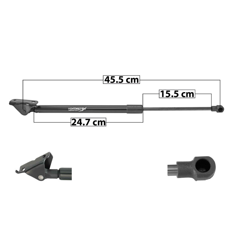 AMORTIGUADOR 5TA PUERTA TOYOTA AVANZA 12-21 45.5 24.7 15.5 139.38 63.22 152.87 69.34 YOKOMITSU 68950-B0010 CHN DERTRASERA 5TA PUERTA