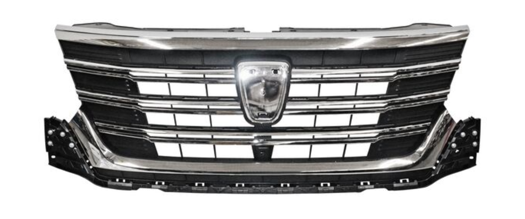 [PAMG-RX21-PLCMCR] PARRILLA MG RX8 2021 AL 2024 PLATA C/MOLD CROM