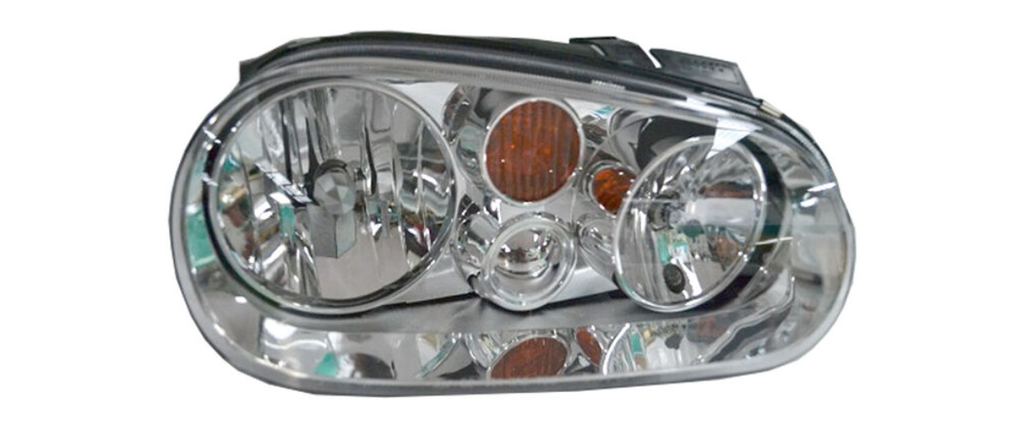 FARO VOLKSWAGEN GOLF A4 2002 AL 2006 C/CUARTO AMBAR S/FARO AUX NIEBLA DER *G