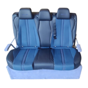 SALA DE ESTAR RACING AUTO CHICO PIEL NEG/AZUL