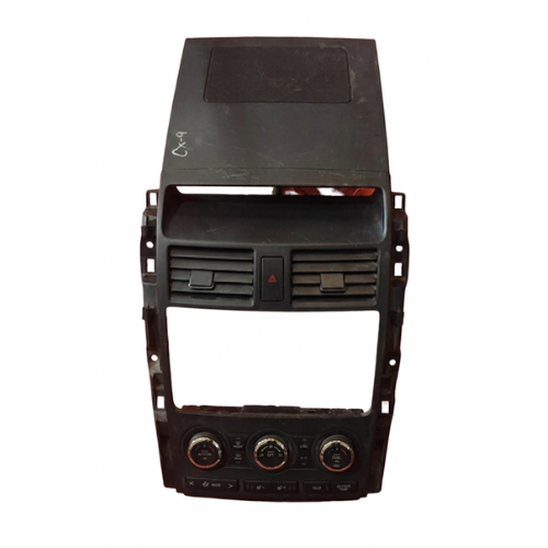 [MTMA-CX07-USORCIPAI5] MOLDURA TABLERO (RADIO) MAZDA CX9 2007 AL 2015 C/CONTROL CLIMA C/BOTON P/INTERMITENTES C/REJILLAS P/AIRE INT CENT DESMONTADO ORIGINAL COD. TD1355530