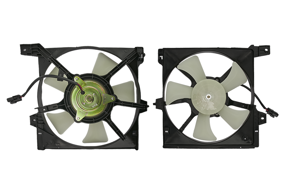 [21481F430A] MOTOVENTILADOR NISSAN TSURU III 92-17 1.6 - SENTRA B14 95-99 1.6 / 5 ASPAS - CON ARNES - COMPLETO BRUCK