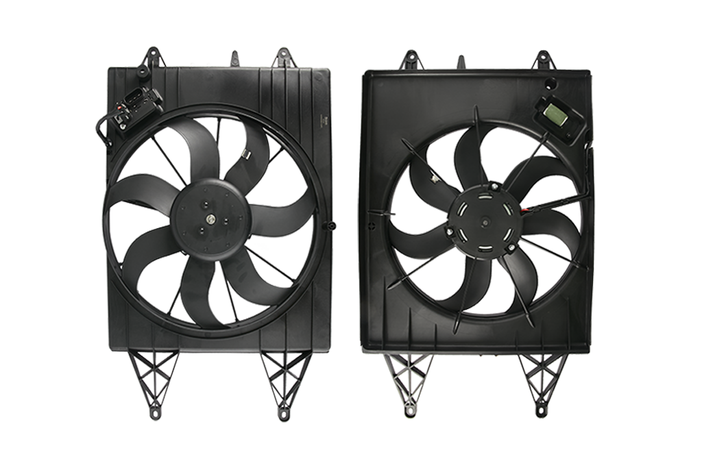 [5U0959455B-COMPL] MOTOVENTILADOR VOLKSWAGEN GOL 09-20 - LUPO 05-09 - POLO 03-07 / COMPLETO CON MARCO - CON A/C BRUCK