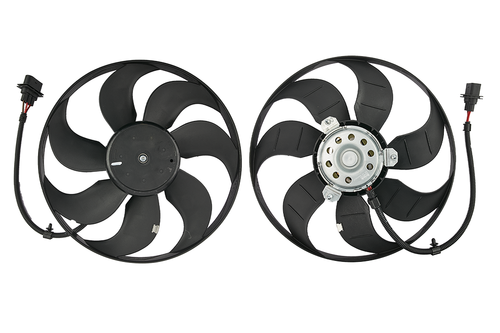 [6X0959455C] MOTOVENTILADOR VOLKSWAGEN BEETLE 98-11 - POLO 03-07 / 250/60W-345MM-CONECTOR TRES ENCHUFES TIPO TEMIC BRUCK