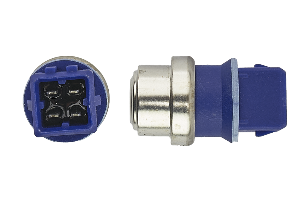 [701919369C] SENSOR BULBO TEMPERATURA VOLKSWAGEN EUROVAN T4 01-04 - JETTA III 93-99 / 4 POLOS COLOR AZUL BRUCK