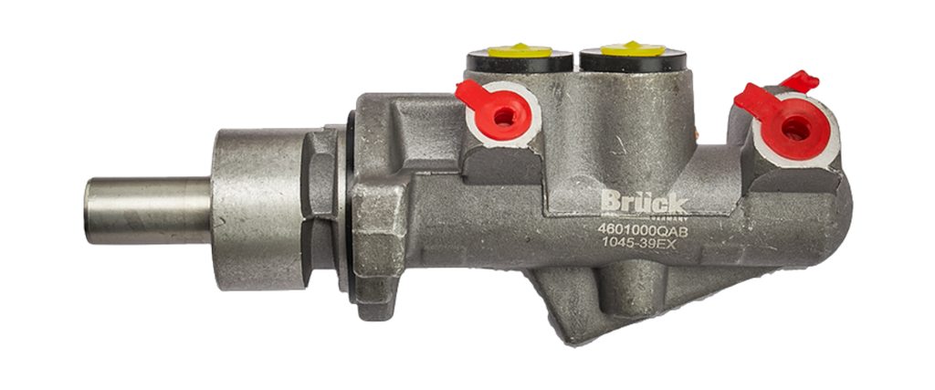 CILINDRO FRENO PRINCIPAL NISSAN PLATINA 02-10 1.6 - CLIO 02-10 1.6 / .6MM-13/16"-SIN ABS ALUMINIO BRUCK
