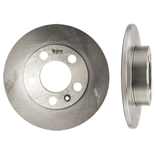 [1J0615601] DISCO FRENO VOLKSWAGEN AUDI SEAT JETTA IV 99-15 - GOLF IV 99-07 - BEETLE 98-11 / 5 BIRLOS-232x8.8MM-TRAS RIGIDO BRUCK