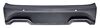 [FAVO-SA24-CHS4] FASCIA (DEFENSA) VOLKSWAGEN SAVEIRO 2024 AL 2025 TEXT P/MOLDURA C/HOYO TRAS