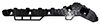 [GDKI-K324-4P842] GUIA (FASCIA) DEFENSA KIA K3 2024 AL 2026 4 PTAS LAT TRAS IZQ