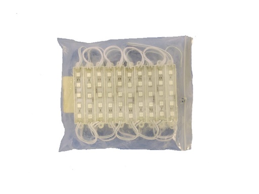 [137223] MODULOS LED VERDE 20PZAS 5 LEDS C/U 12V 1 PZA HGO