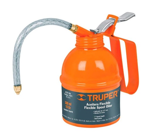 [ACEF-300] ACEITERA DE PIPETA FLEXIBLE 300ML TRUPER COD. 14872 ACEF-300