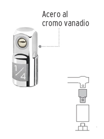 [TRADAMACU1/43/8] ADAPTADOR P/MATRACA CUADRO1/4 A 3/8 TRUPER COD. 13417 A-5256 (127450)