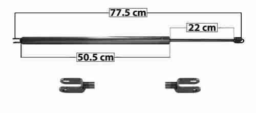 [NIURV02AMO5PG] AMORTIGUADOR 5TA/P NISSAN URVAN DEL DE 2002 AL 2013 GAS 