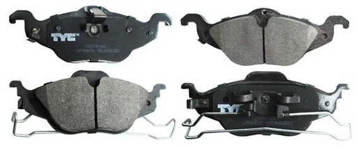 [825-F186-MS] BALATAS CHEVROLET ASTRA 00-08 STD SEMI-METALICA JGO DEL TW