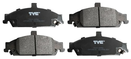 [825-D752-MS] BALATAS CHEVROLET MALIBU 98-03 SEMI-METALICA JGO DEL TW