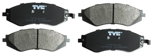 [825-D1035-MS] BALATAS CHEVROLET OPTRA 06-10 SEMI-METALICA JGO DEL TW