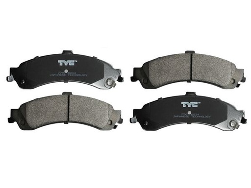 [825-D834-MS] BALATAS CHEVROLET SIERRA 05-06 4X4 SEMI-METALICA JGO DEL TW