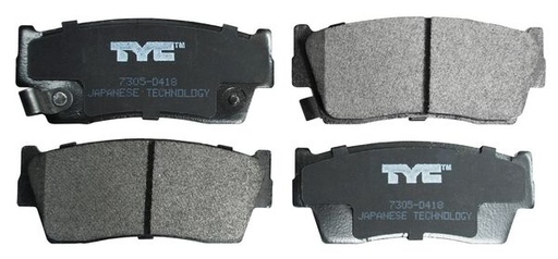 [825-D418-MS] BALATAS CHEVROLET TRACKER 89-01 2WDD SEMI-METALICA JGO DEL TW