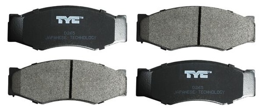 [825-D265-MS] BALATAS NISSAN PU 720 83-85 SEMI-METALICA JGO DEL