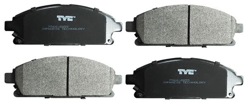 [825-D855-MS] BALATAS NISSAN QUEST 04-10 SEMI-METALICA JGO DEL