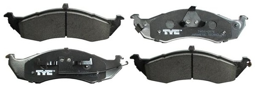 [825-D576-MS] BALATAS NISSAN QUEST 93-02 SEMI-METALICA JGO DEL TW