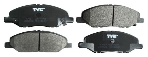 [825-AX085-MS] BALATAS NISSN TIIDA 07-18 SEMI-METALICA JGO DEL TW