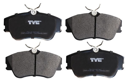 [825-D742-MS] BALATAS VOLKSWAGEN EUROVAN 01-04 SEMI-METALICA JGO DEL TW