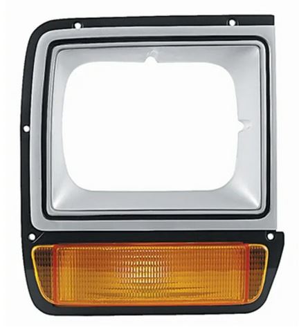 [DORAM86BISCRR] BISEL FARO DODGE RAM 86-89 CROM C/CUARTO DER *A