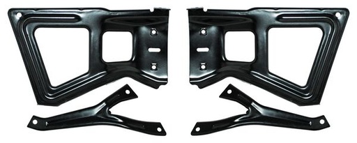 [BRDO-PU13-J4] BRACK BRAZO DEFENSA DODGE PICK UP 2013 AL 2018 1500/2500/3500 JGO 4 PZAS TRAS