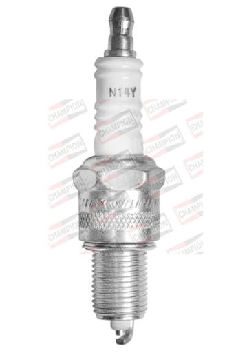 [BN14Y] BUJIA ESTANDAR CHEVROLET CAVALIER DE 1990 AL 1993 L4 2.2 / CENTURY DE 1994 AL 1996 V6 3.1 / CUTLASS DE 1991 AL 1996 V6 3.1 BUICK CENTURY DE 1987 AL 1988 6V 2.8 / CAVALIER DE 1987 AL 1989 4L 2 / LUMINA DE 1990 AL 1995 6V 3.1 / LUMINA APV DE 1990 AL 1995 6V 3.1 PONTIAC GRAND PRIX DE 1989 AL 1995 6V 3.1 / DE 1988 AL 1989 6V 2.8 CHAMPION COD. BN14Y
