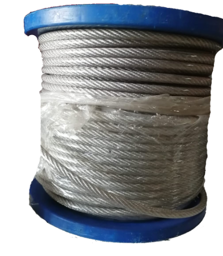 [GICABACGA7X7] CABLE ACERO GALVANIZADO 7X7 1/4" 80 M GIMEX COD. (123622)