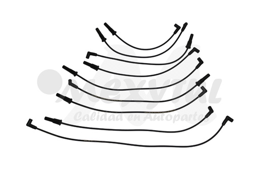 [UCAB161] CABLES PARA BUJIAS UNIVERSAL UNIVERSAL PONTIAC BONNEVILLE V8 1500 2500 5.993-AD COD. 161 (134288)