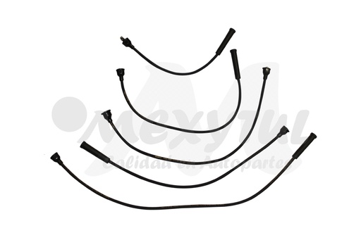 [UCAB223] CABLES PARA BUJIAS TOYOTA 4RUNNER  CORONA PICK UP 4 CIL. 2.4 DE 1986 AL 1992 COD. HY-223 (134144) 