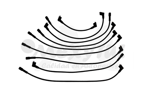 [FOF600769CABBU] CABLES PARA BUJIAS FORD CAMION / F-6007 MAQ. 335-351-F600 DE 1969 AL 1989 GARLO COD. JG-109 (134217) 