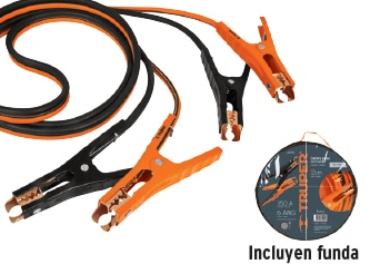 [CAP-3008T] CABLES PASACORRIENTE 3M CALIBRE 8 AWG COD. 17543 CAP-3008T TRUPER 