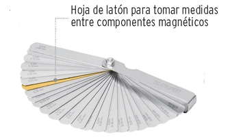 [CAL-32] CALIBRADOR DE BUJIAS 32 HOJAS TRUPER COD. 14397 CAL-32