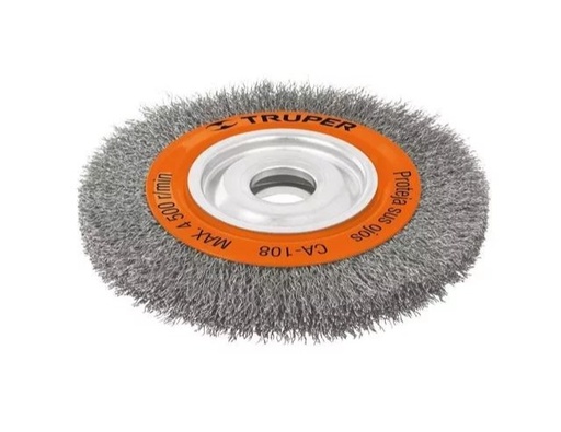 [7506240621607] CARDA ALAMBRE ONDULADO 8 X 13/16" P/ESMERIL TRUPER COD. 17525 CA-108(137311)