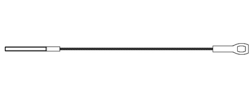 [VOSEDCHIEMTR] CHICOTE EMBRAGUE VOLKSWAGEN SEDAN TRAS NIKKO COD. VW301NK (112322)