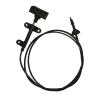 [JEGRA93CHICAH] CHICOTE O CABLE DE COFRE CAHSA LONGITUD 1877 PARA JEEP GRAND CHEROKEE V8 DE 1993 AL 2000 COD. CH701