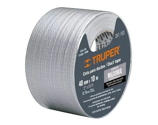 [CDU-50XX] CINTA PARA DUCTO RESISTENTE A ALTAS TEMPERATURAS 10 MT TRUPER COD. 10944 CDU-50XX (160150)