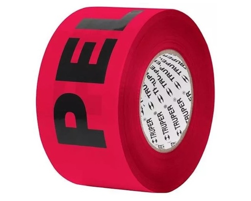 [TRCINPLPE] CINTA PLAST "PELIGRO" 1000 FT TRUPER COD. 12585 BAN-PEL-1000(116807)